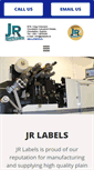 Mobile Screenshot of jrlabels.ie